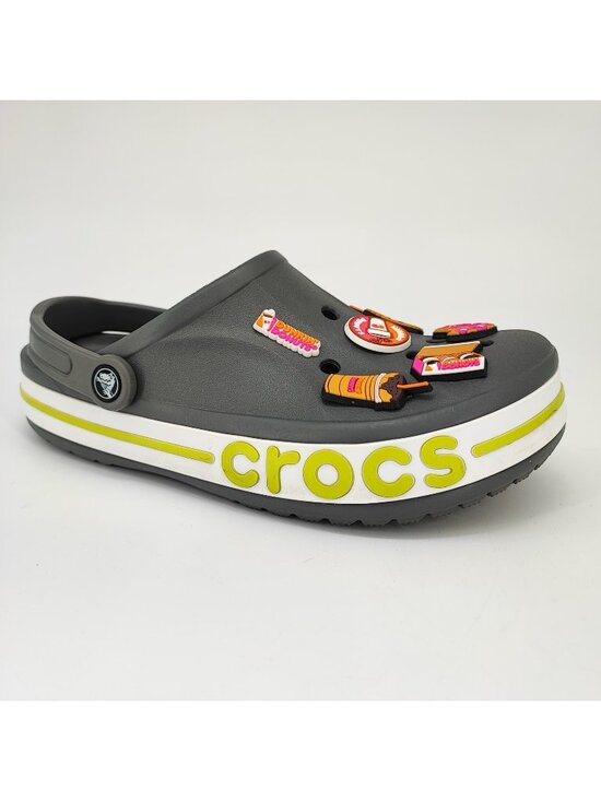 Crocs Bayaband Men\'s Size 9 US Shoes Croslite Gray Lightweight Clog Bayaband